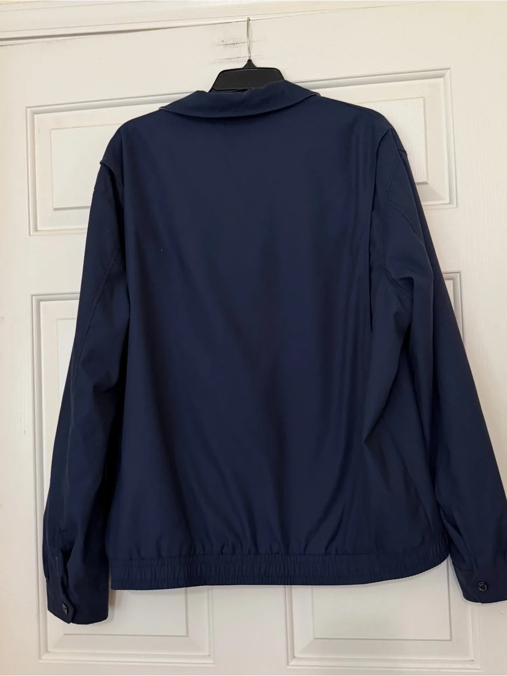 Ralph Lauren Polo Navy Blue Lightweight Jacket Harrington Windbreaker Size XL
